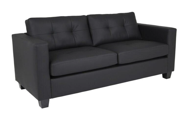 Jerry 3 Seater Sofa Black Soft 11