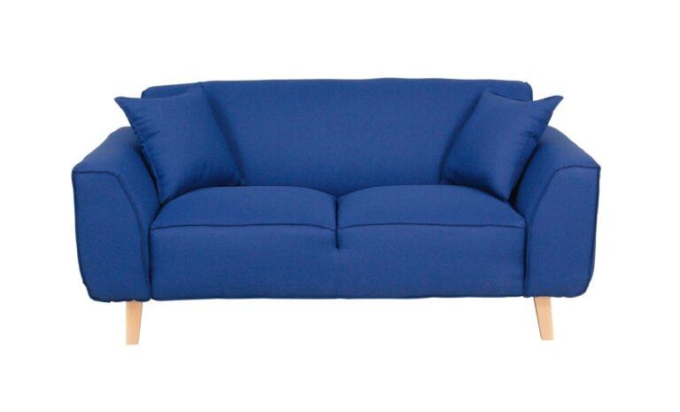 Nero 3 Seater Sofa Blue Velluto 25 Navy