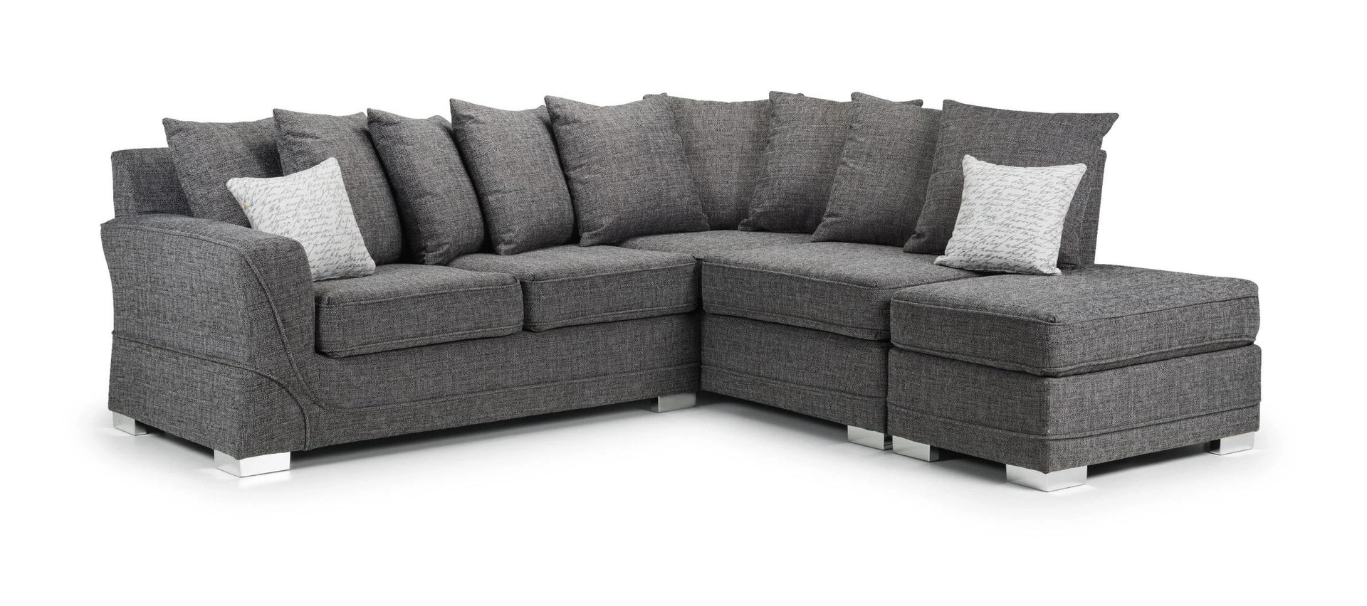 New York Corner Sofa Bed Right Grey Lisbon Grey Furniture Story