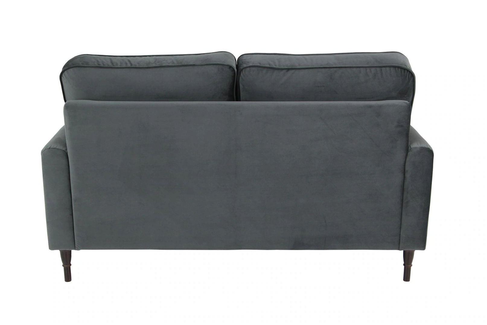 Rupert 2 Seater Sofa Dark Velluto 19 Graphite Grey