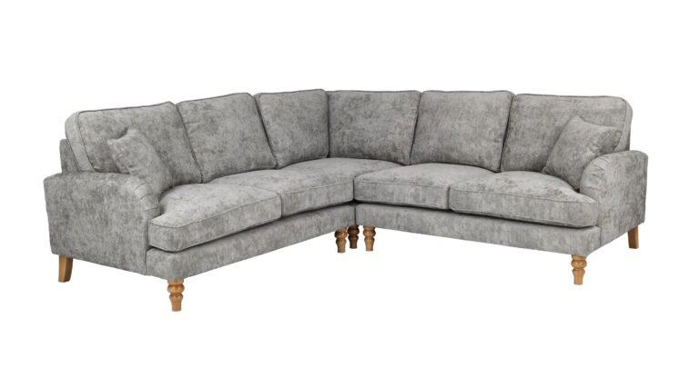 Rupert 2A2 Corner Sofa Grey Alaska Truffle