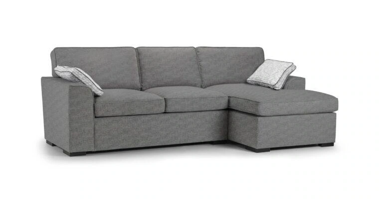 Seattle Corner Sofa Right Grey
