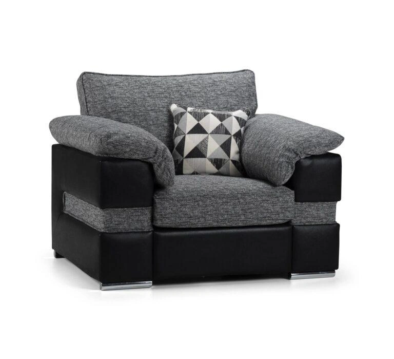 Serene Armchair Grey Como Charcoal