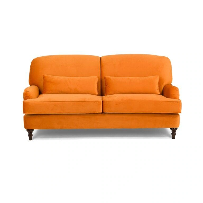 Sunday 3 Seater Sofa Orange Velluto 8 Mustard