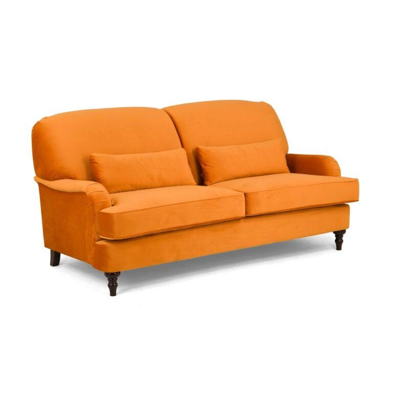 Sunday 3 Seater Sofa Orange Velluto 8 Mustard