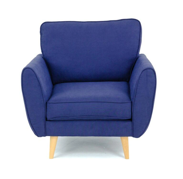 Zara Armchair Blue Lana 81