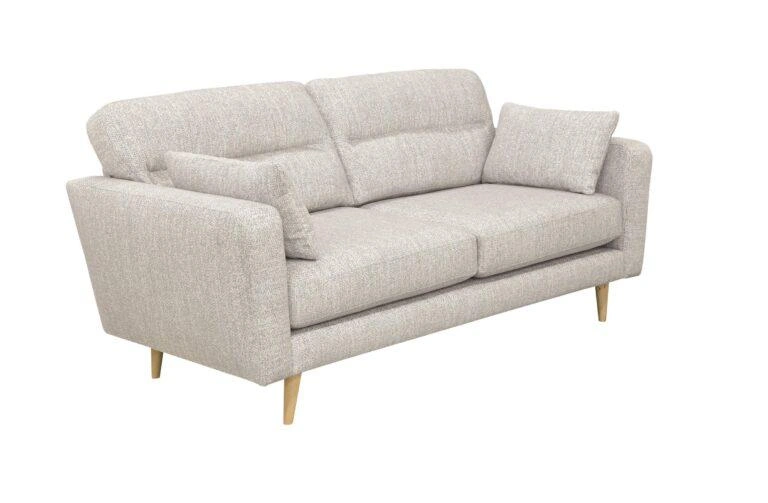 Zenith 2 Seater Sofa Lisbon Silver