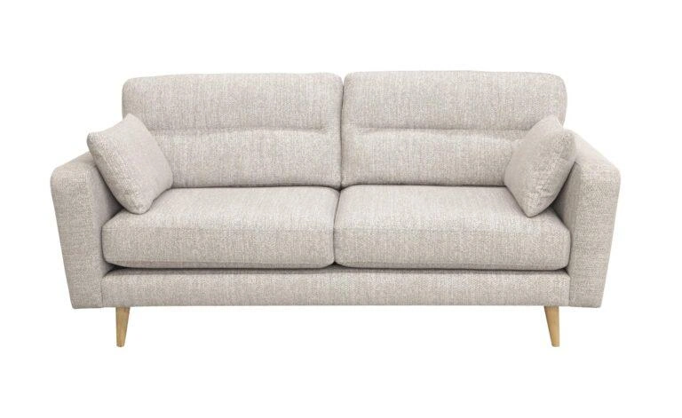 Zenith 3 Seater Sofa Lisbon Silver