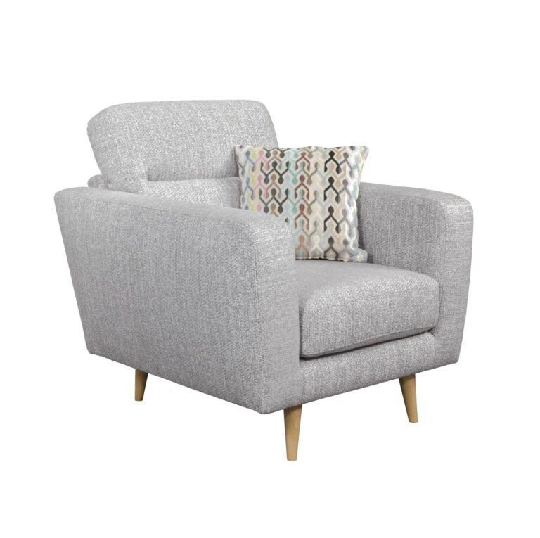 Zenith Armchair Light Grey
