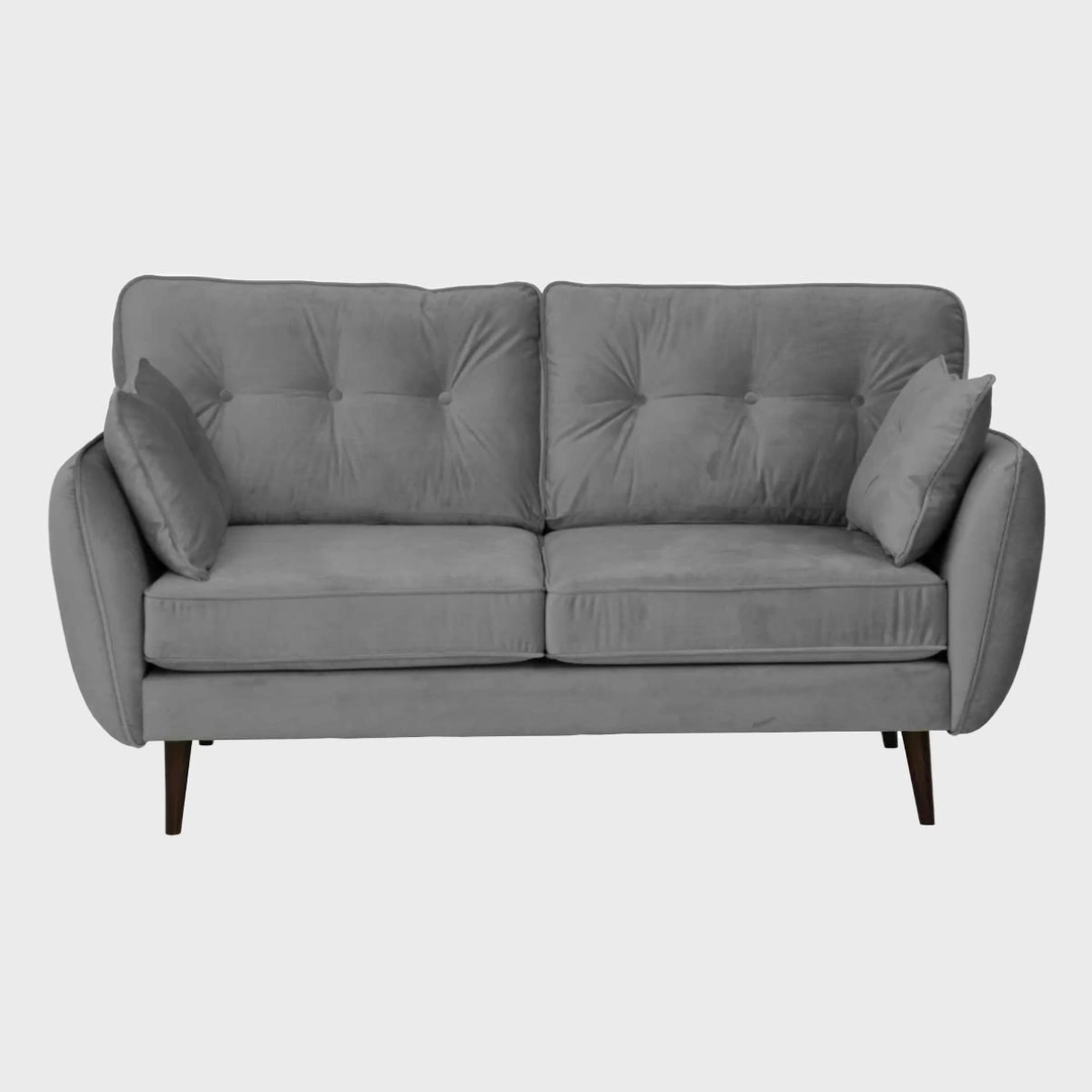 Ethan 3 Seater Sofa Velluto 16 Grey