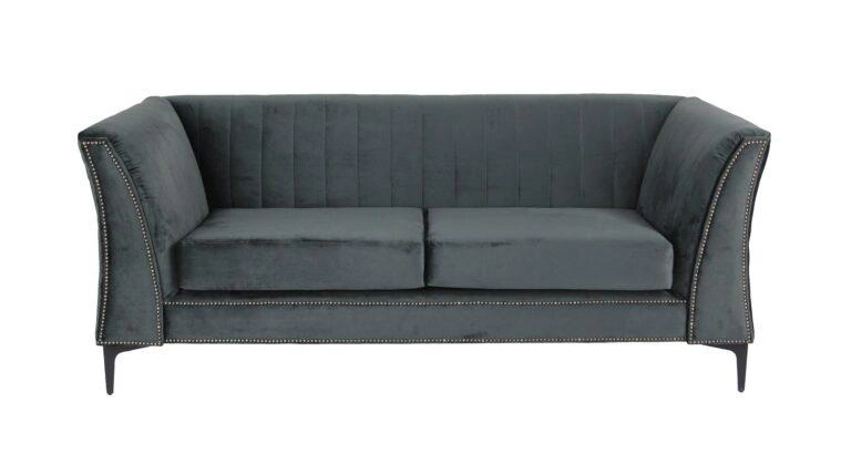 Ines 3 Seater Sofa Velluto 19 Graphite
