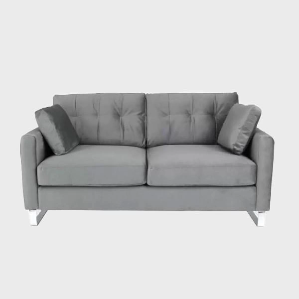 Hera 2 Seater Sofa Velluto 16 Grey