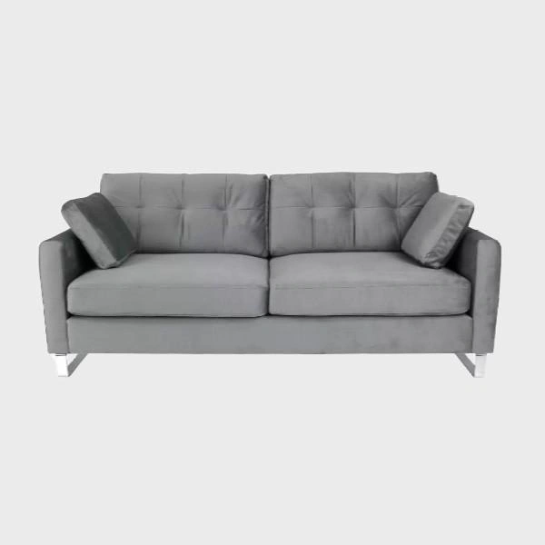 Hera 3 Seater Sofa Velluto 16 Grey