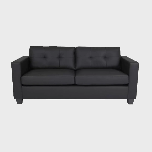 Jerry 3 Seater Sofa Black Soft 11