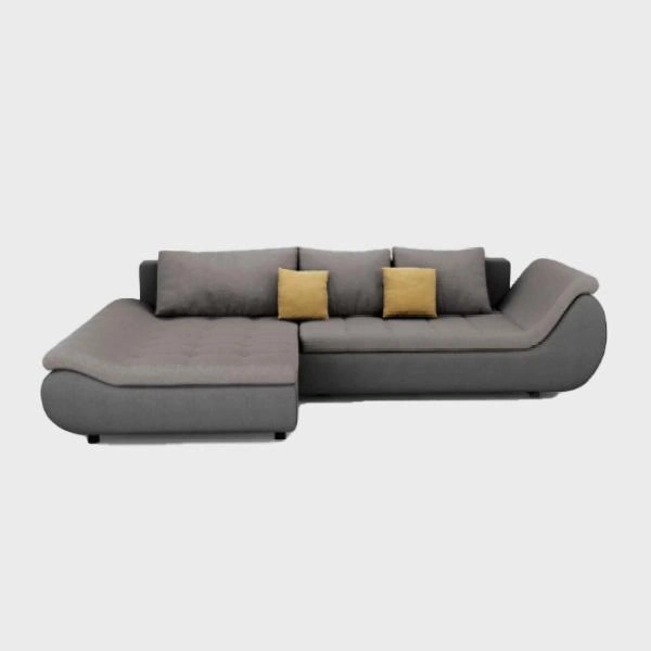 Prato Corner Sofa Bed Left Light Grey / Grey Chivas 110 / Chivas 111
