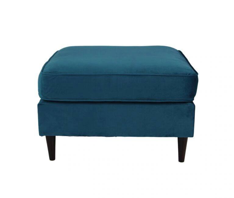 Scott Footstool Blue Malia Mallard