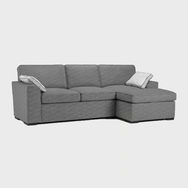Seattle Corner Sofa Right Grey