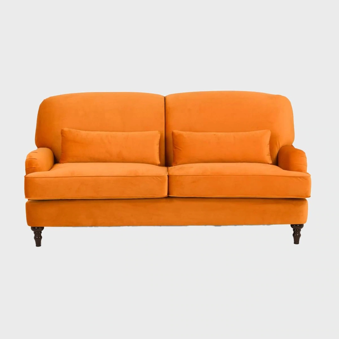 Sunday 3 Seater Sofa Orange Velluto 8 Mustard