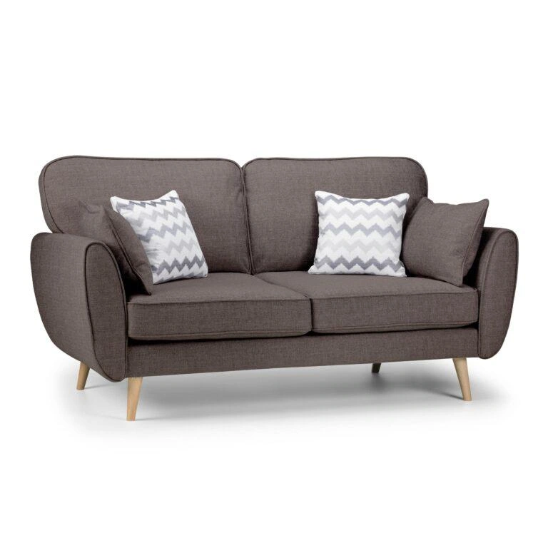 Zara 2 Seater Sofa Lisbon Brown