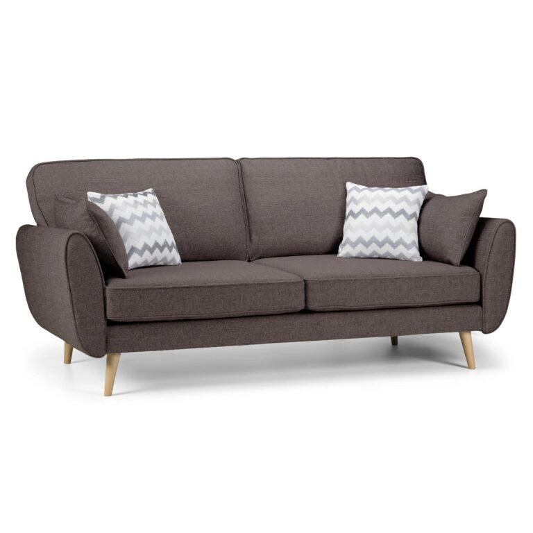 Zara 3 Seater Sofa Lisbon Brown