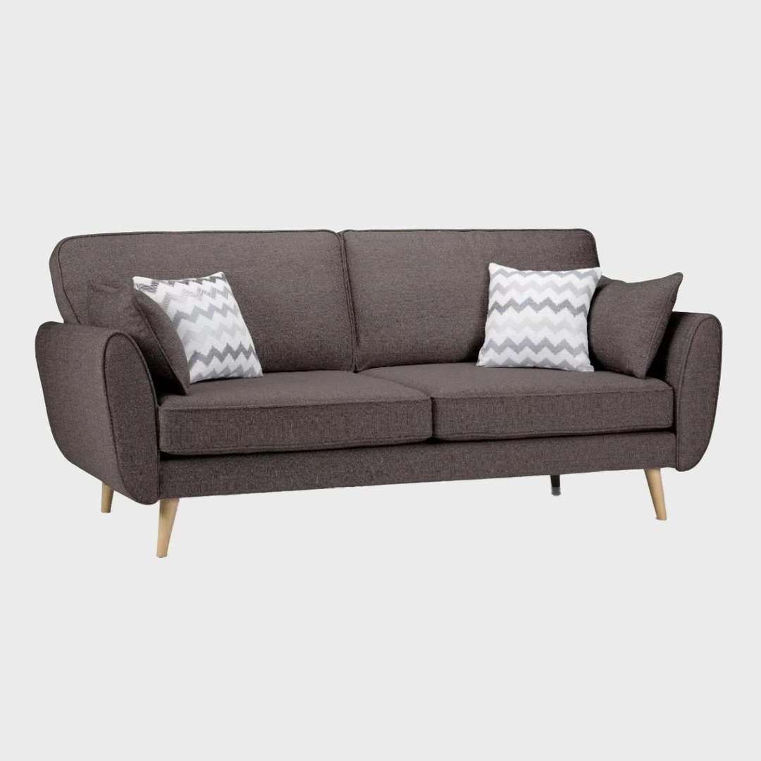 Zara 3 Seater Sofa Lisbon Brown