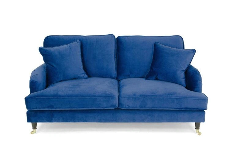 Rupert 3 Seater Sofa Blue Malia Marine