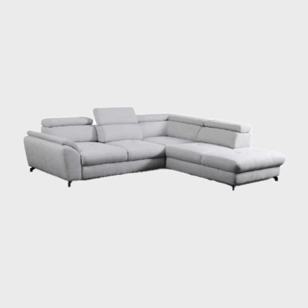 Marola Corner Sofa Bed Right Grey Monolith 04