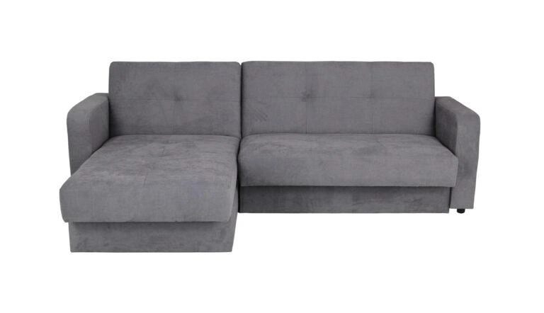 Kair Corner Sofa Bed Left Grey Soro 90 Universal
