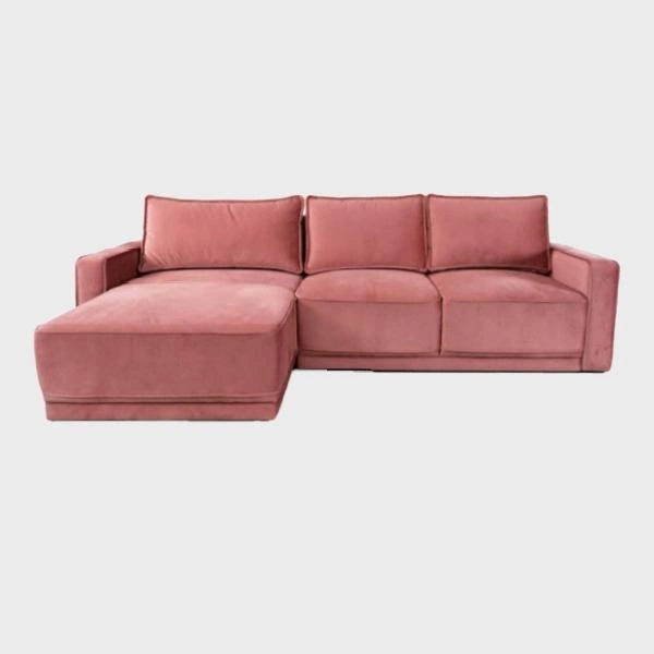Selva Corner Sofa Bed Left Pink Kronos 29