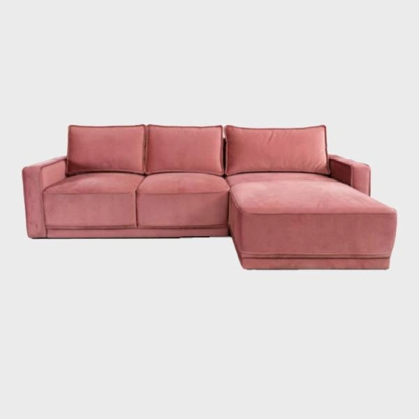 Selva Corner Sofa Bed Right Pink Kronos 29