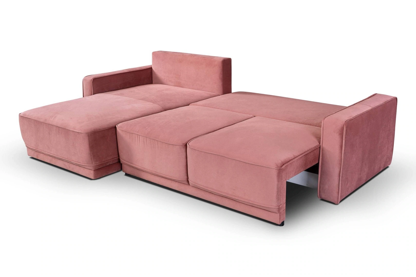 Selva Corner Sofa Bed Left Pink Kronos 29