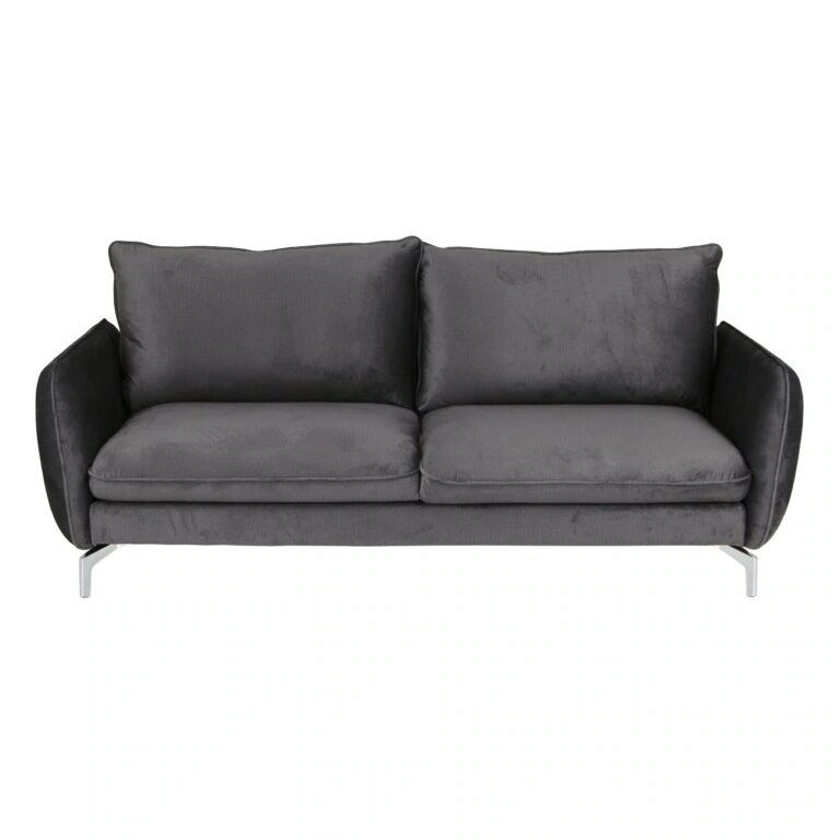 Lavard 3 Seater Sofa Dark Grey Monolith 92