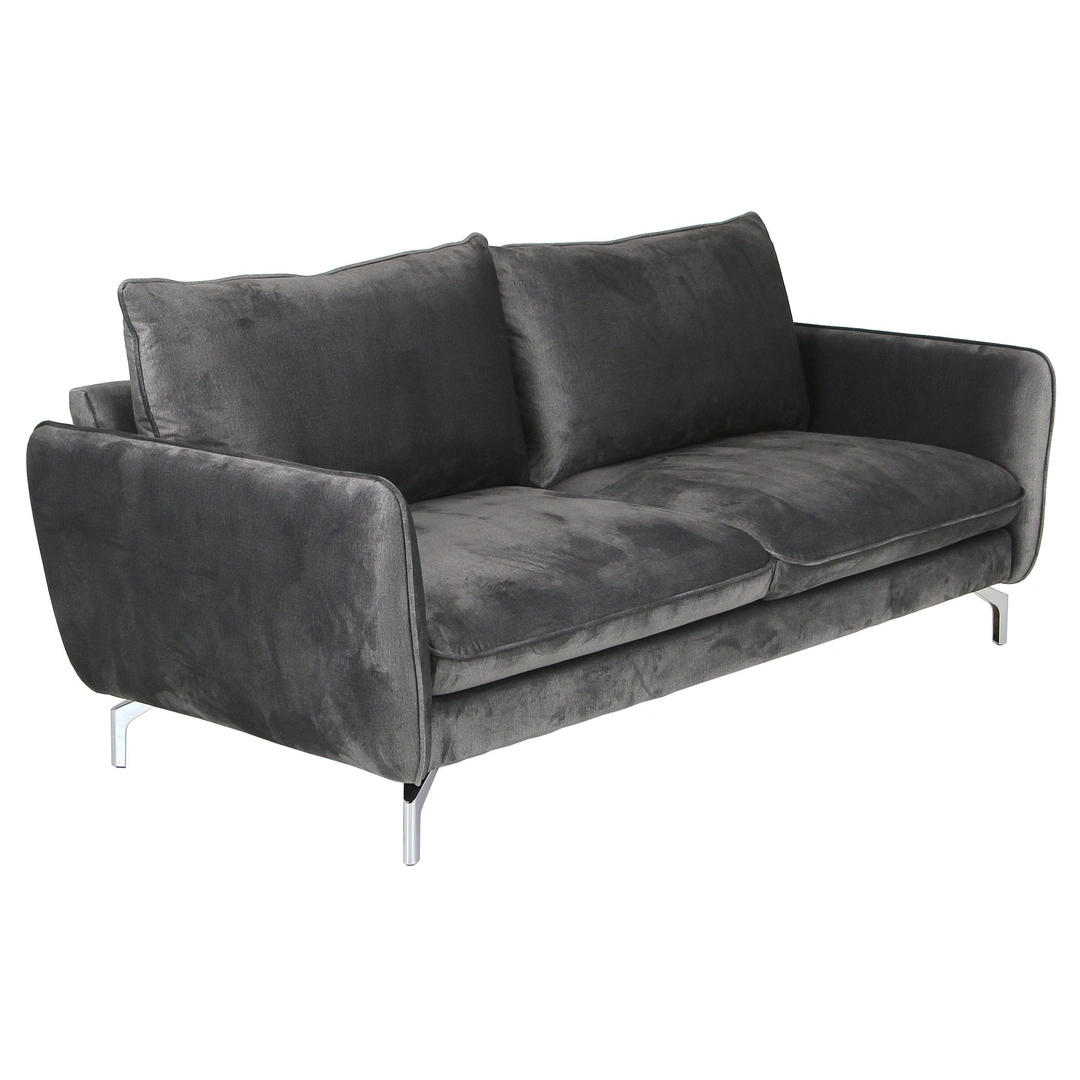 Lavard 3 Seater Sofa Dark Grey Monolith 92