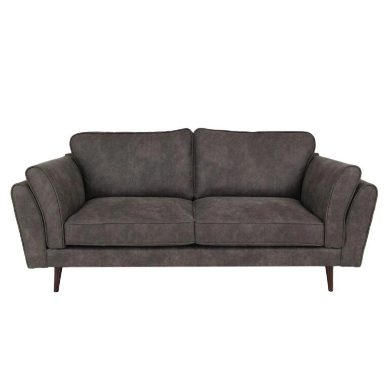 Leo 3 Seater Sofa Grey Preston 96
