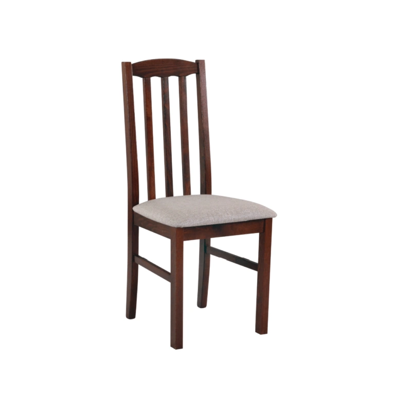 Boss 12 Wooden Chair Walnut / Light Grey 96 x 43 x 40 cm