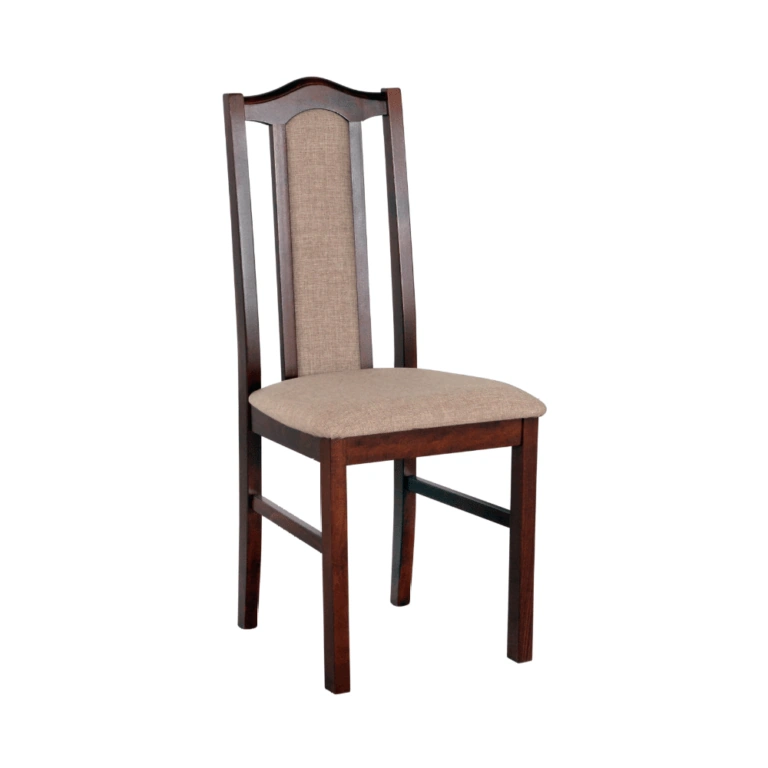 Boss 2 Wooden Chair Walnut / Light Beige 97 x 43 x 40 cm