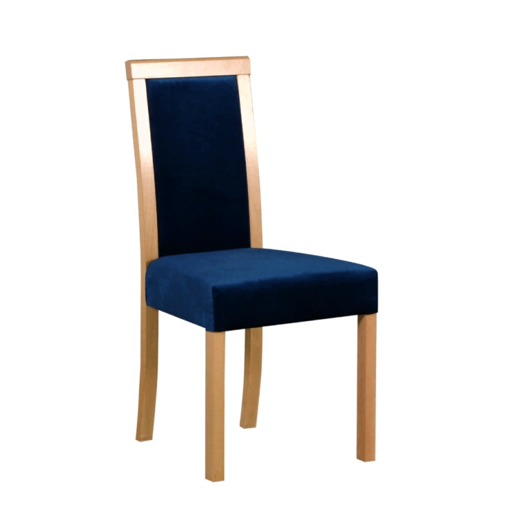 Roma 3 Wooden Chair Grandson Oak / Blue 92 x 45 x 41 cm