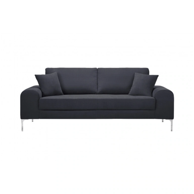 Russel 3 Seater Sofa Black Avila 25