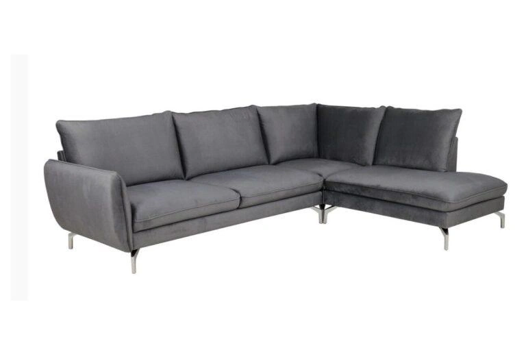 Lavard Corner Sofa Right  Grey Monolith 92