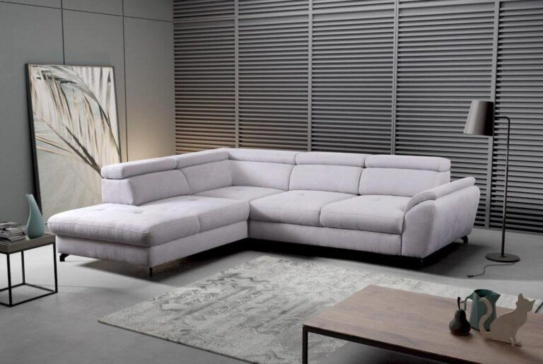 Marola Corner Sofa Bed Cream Monolith 04