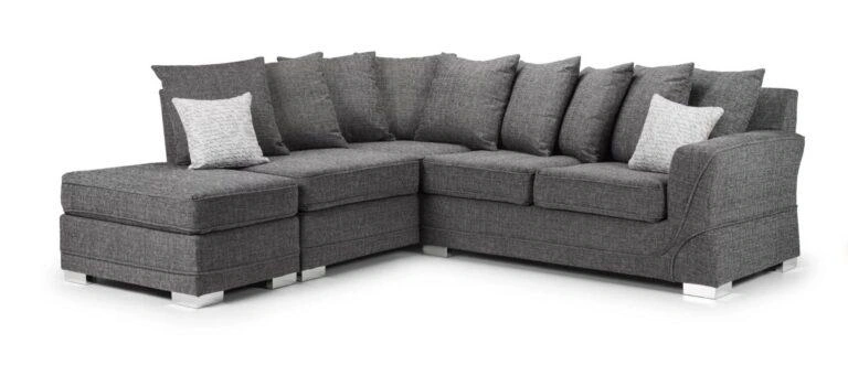New York Corner Sofa Bed Left Grey Lisbon Grey