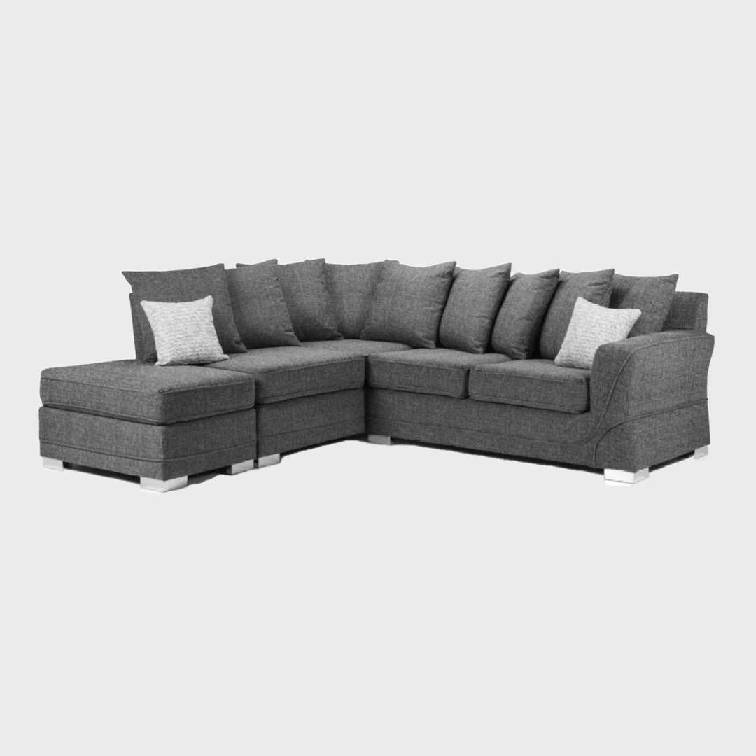 New York Corner Sofa Bed Left Grey Lisbon Grey