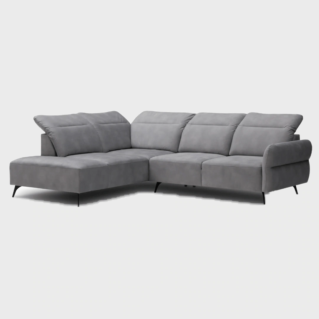 Airy Corner Sofa Left Grey Letto 80