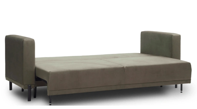 Austin 3 Sofa Bed Slim Arms Khaki Letto 38
