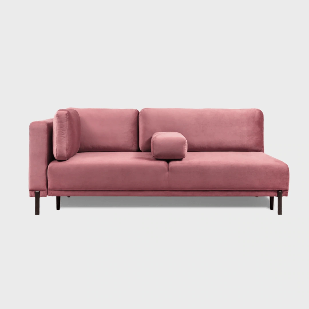 Austin Left 3 Sofa Bed Pink Sunny 2258