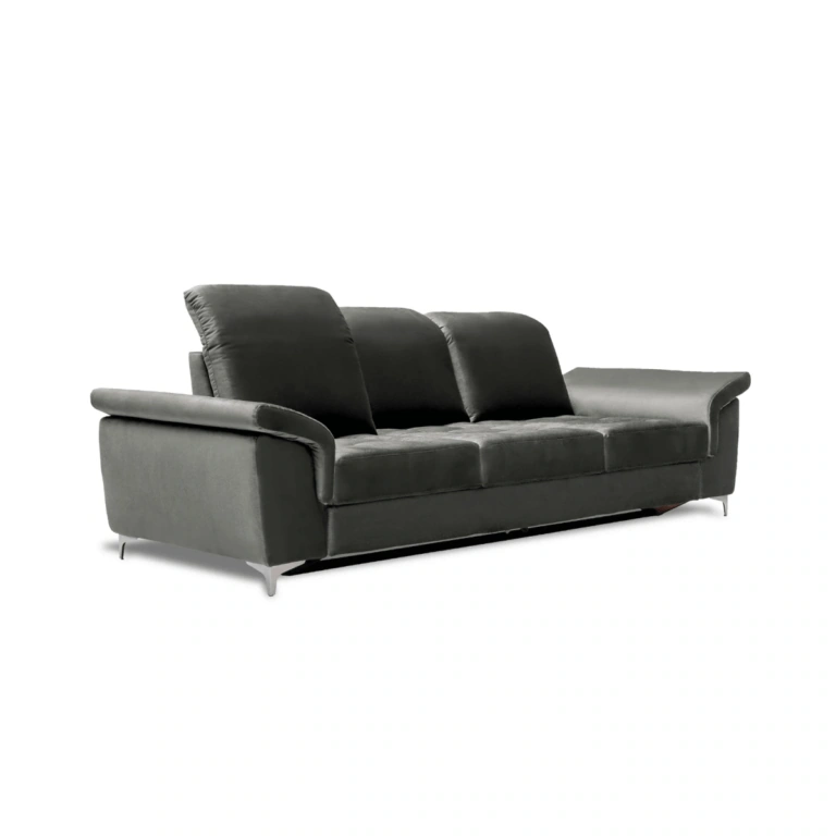Barcelona 3 Sofa Bed Dark Grey Tivoli 92