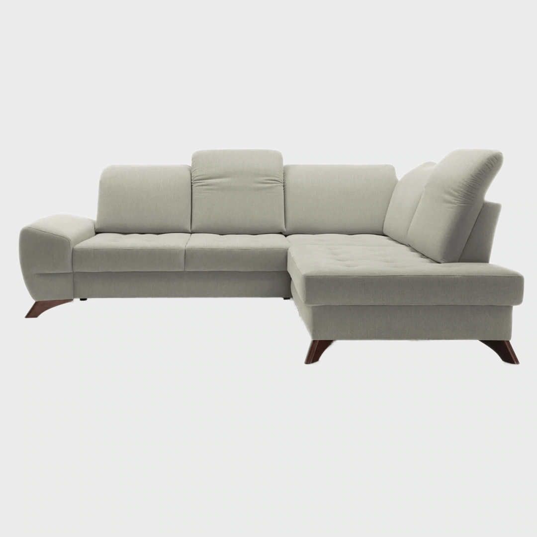 Barcelona Corner Sofa Right Light Grey Persempra 14