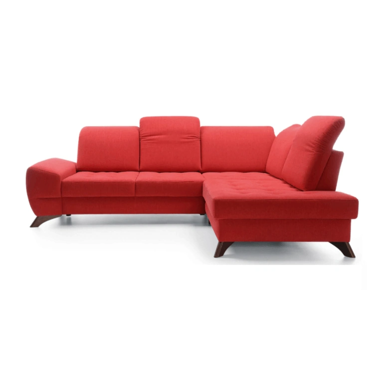 Barcelona Corner Sofa Right Red Persempra 22