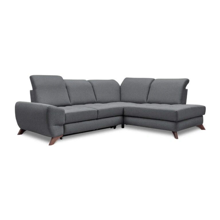 Barcelona Corner Sofa Bed Right Dark Grey Neat 95