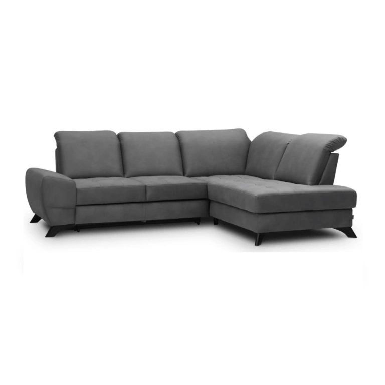 Barcelona Corner Sofa Bed Right Grey Letto 92